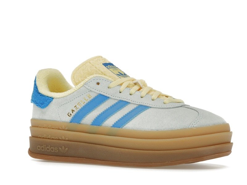 adidas Gazelle Bold Almost Blue Yellow (Women's) - adidas - OFFseason 衣服 - IE0430