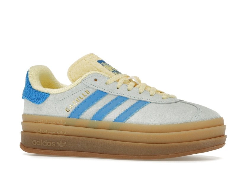 adidas Gazelle Bold Almost Blue Yellow (Women's) - adidas - OFFseason 衣服 - IE0430