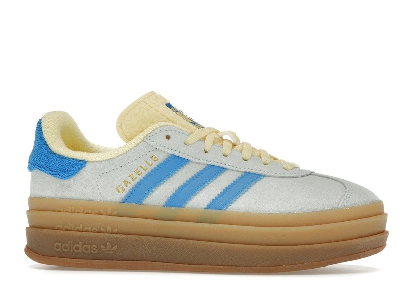 adidas Gazelle Bold Almost Blue Yellow (Women's) - adidas - OFFseason 衣服 - IE0430