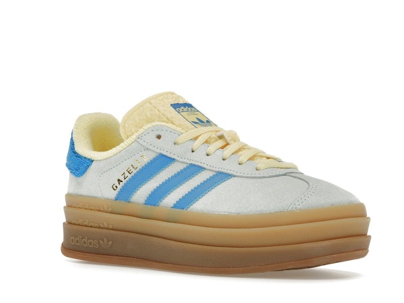 adidas Gazelle Bold Almost Blue Yellow (Women's) - adidas - OFFseason 衣服 - IE0430