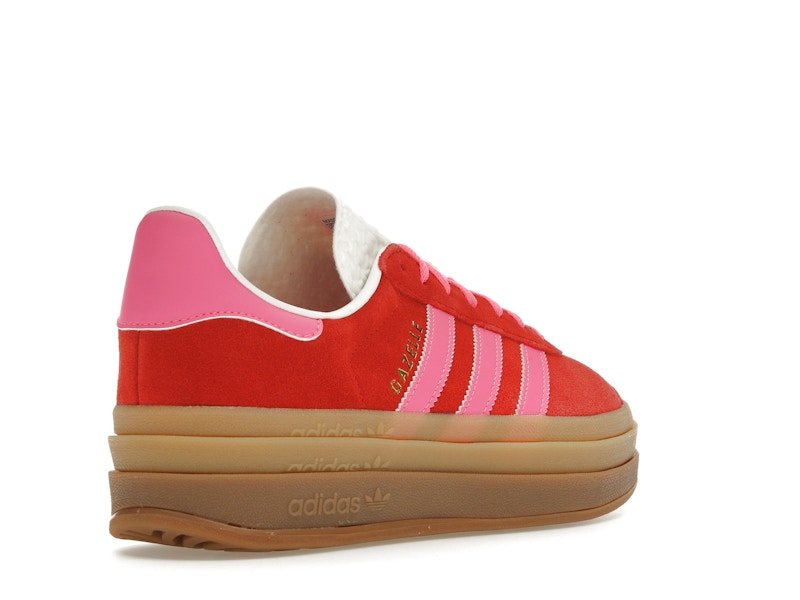 adidas Gazelle Bold Collegiate Red Lucid Pink (Women's) - adidas - OFFseason 衣服 - IH7496