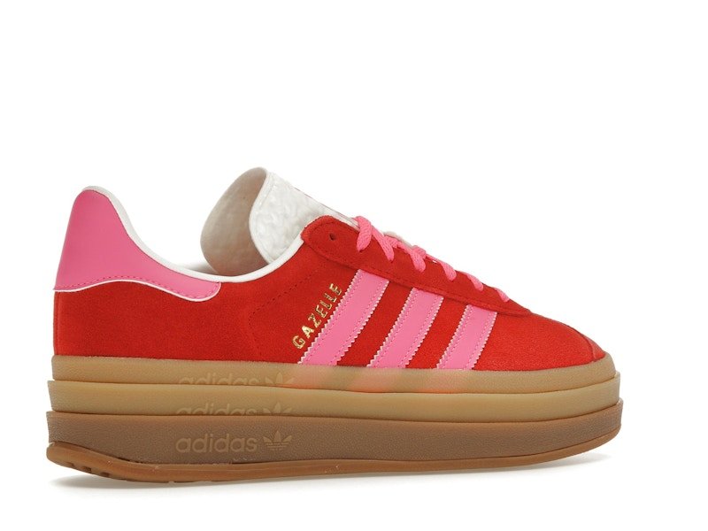 adidas Gazelle Bold Collegiate Red Lucid Pink (Women's) - adidas - OFFseason 衣服 - IH7496