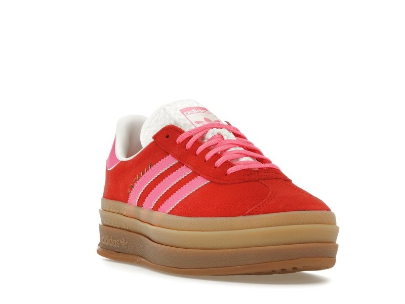 adidas Gazelle Bold Collegiate Red Lucid Pink (Women's) - adidas - OFFseason 衣服 - IH7496