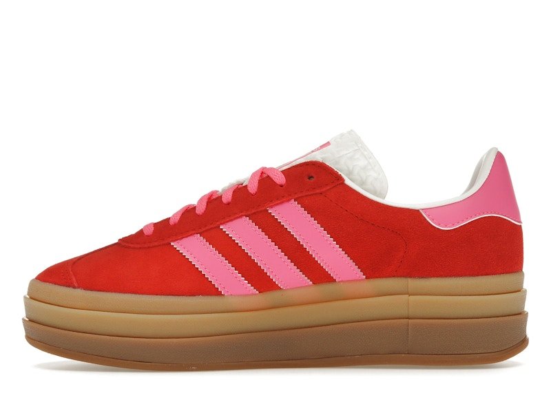 adidas Gazelle Bold Collegiate Red Lucid Pink (Women's) - adidas - OFFseason 衣服 - IH7496