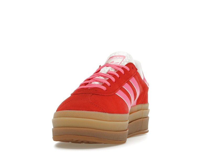 adidas Gazelle Bold Collegiate Red Lucid Pink (Women's) - adidas - OFFseason 衣服 - IH7496