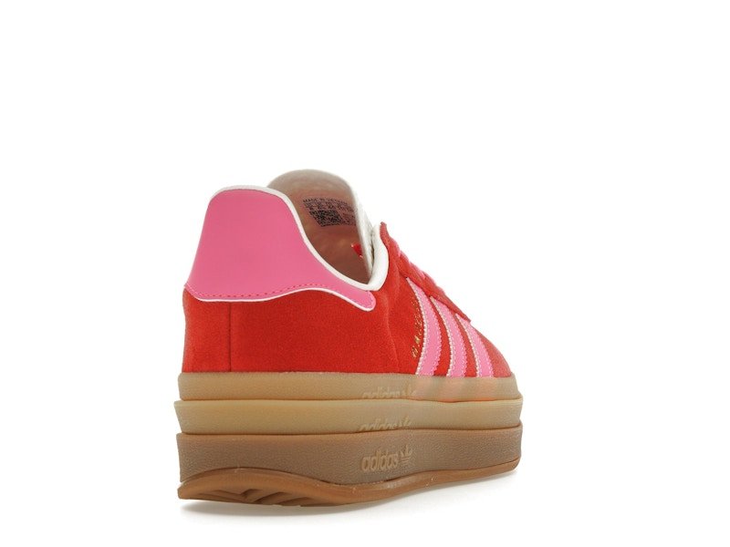 adidas Gazelle Bold Collegiate Red Lucid Pink (Women's) - adidas - OFFseason 衣服 - IH7496