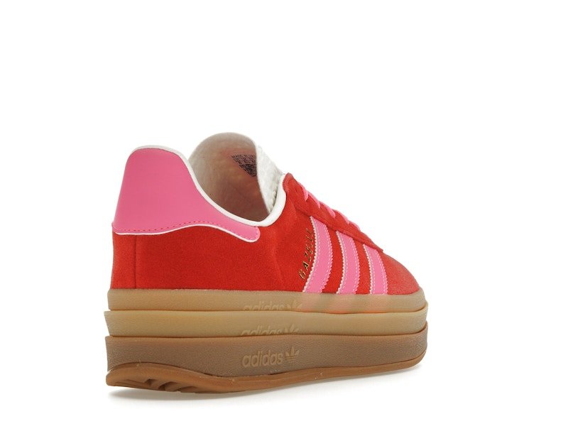 adidas Gazelle Bold Collegiate Red Lucid Pink (Women's) - adidas - OFFseason 衣服 - IH7496