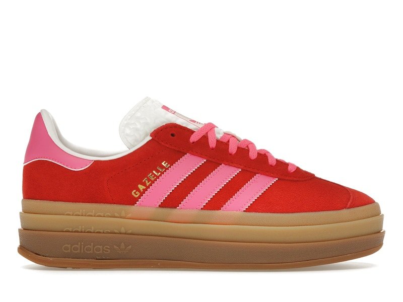 adidas Gazelle Bold Collegiate Red Lucid Pink (Women's) - adidas - OFFseason 衣服 - IH7496