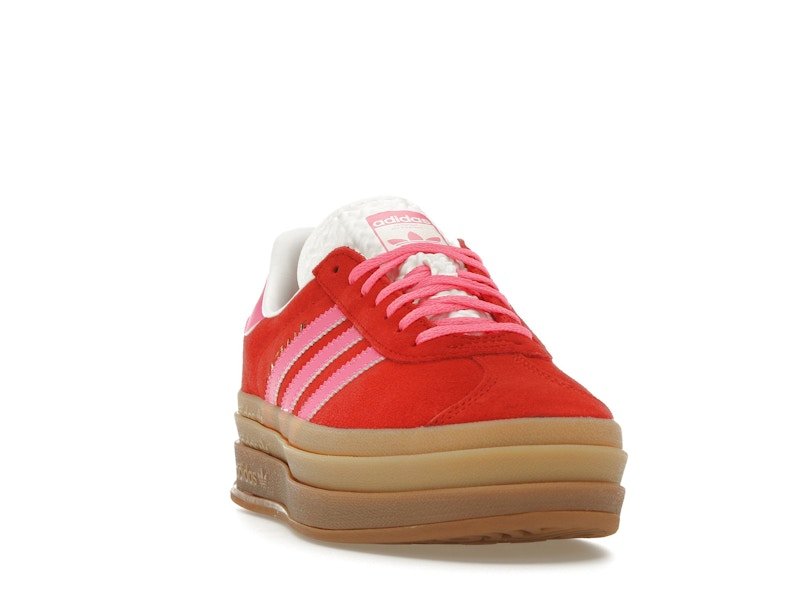 adidas Gazelle Bold Collegiate Red Lucid Pink (Women's) - adidas - OFFseason 衣服 - IH7496