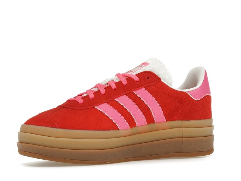 adidas Gazelle Bold Collegiate Red Lucid Pink (Women's) - adidas - OFFseason 衣服 - IH7496