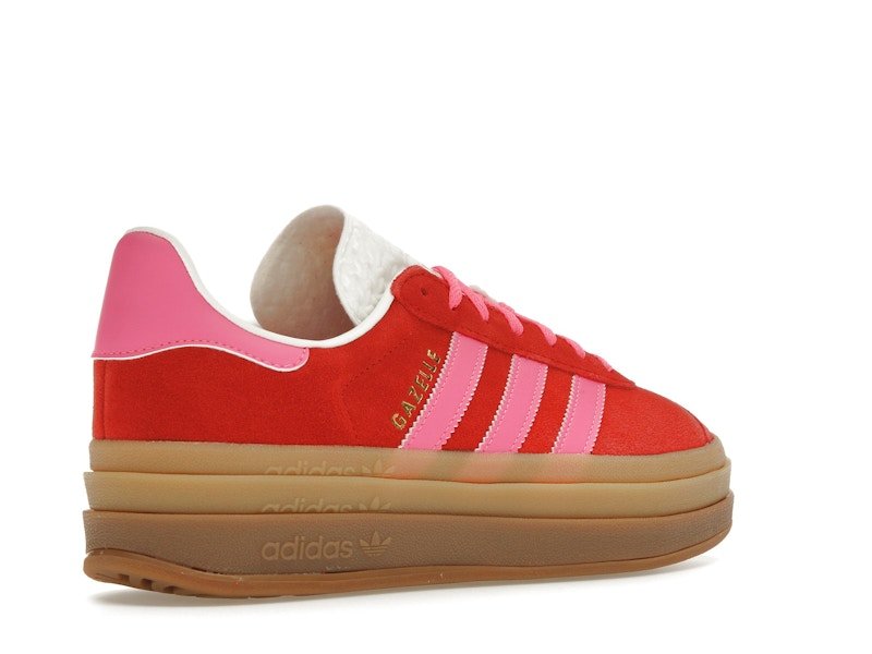 adidas Gazelle Bold Collegiate Red Lucid Pink (Women's) - adidas - OFFseason 衣服 - IH7496