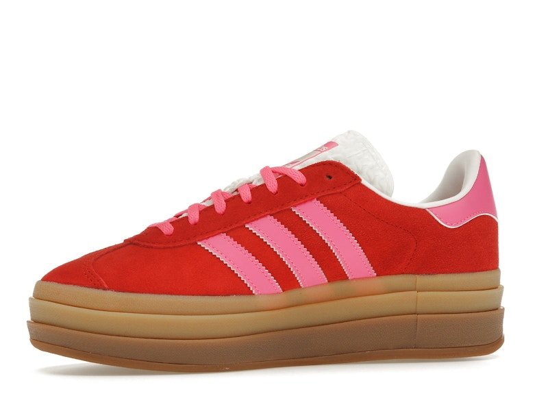 adidas Gazelle Bold Collegiate Red Lucid Pink (Women's) - adidas - OFFseason 衣服 - IH7496