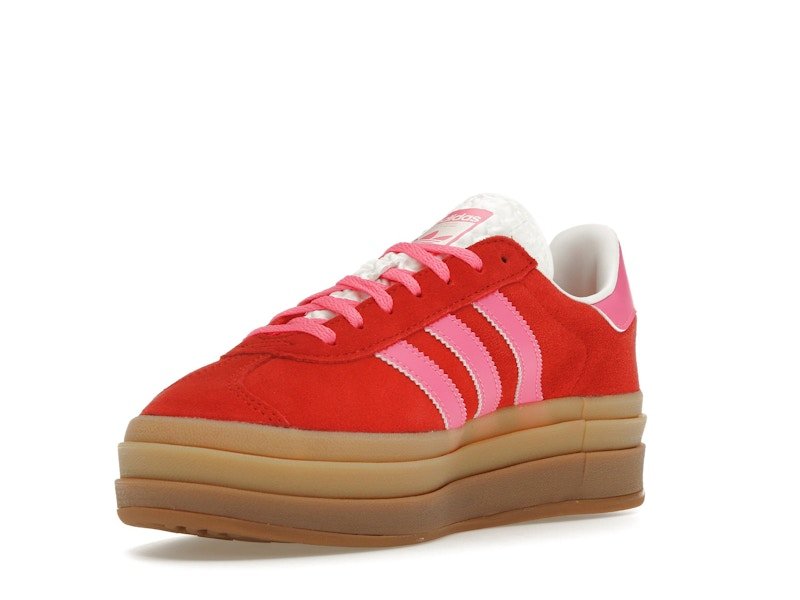 adidas Gazelle Bold Collegiate Red Lucid Pink (Women's) - adidas - OFFseason 衣服 - IH7496