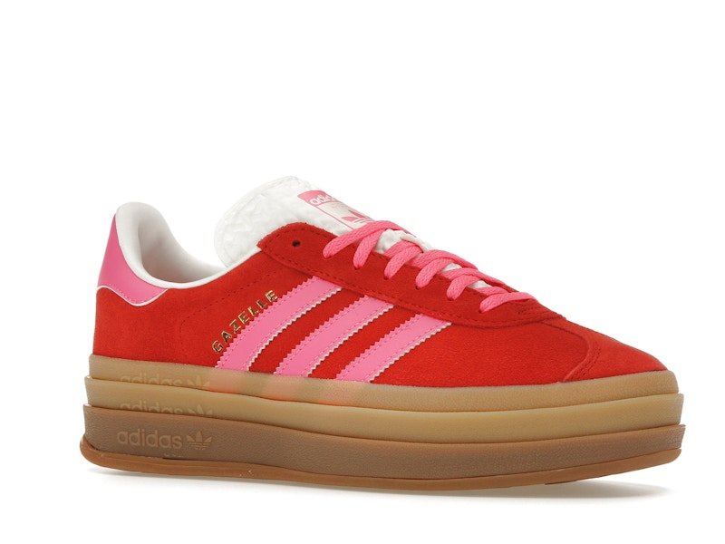 adidas Gazelle Bold Collegiate Red Lucid Pink (Women's) - adidas - OFFseason 衣服 - IH7496