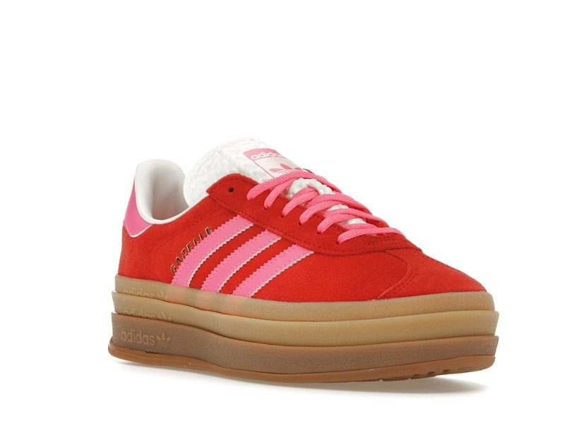 adidas Gazelle Bold Collegiate Red Lucid Pink (Women's) - adidas - OFFseason 衣服 - IH7496