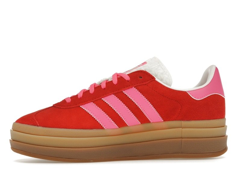 adidas Gazelle Bold Collegiate Red Lucid Pink (Women's) - adidas - OFFseason 衣服 - IH7496