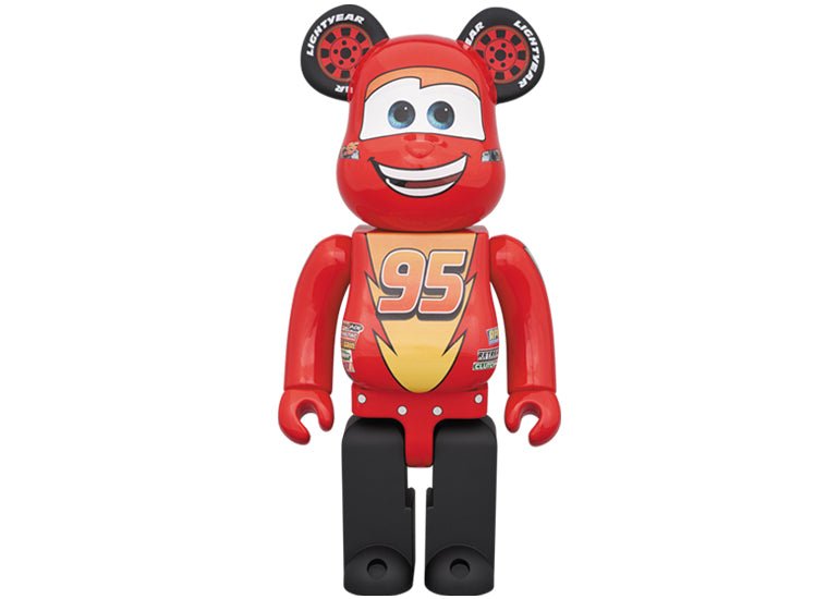 Bearbrick x Disney Pixar Lightning McQueen 1000% Red - Bearbrick - OFFseason 衣服 - 