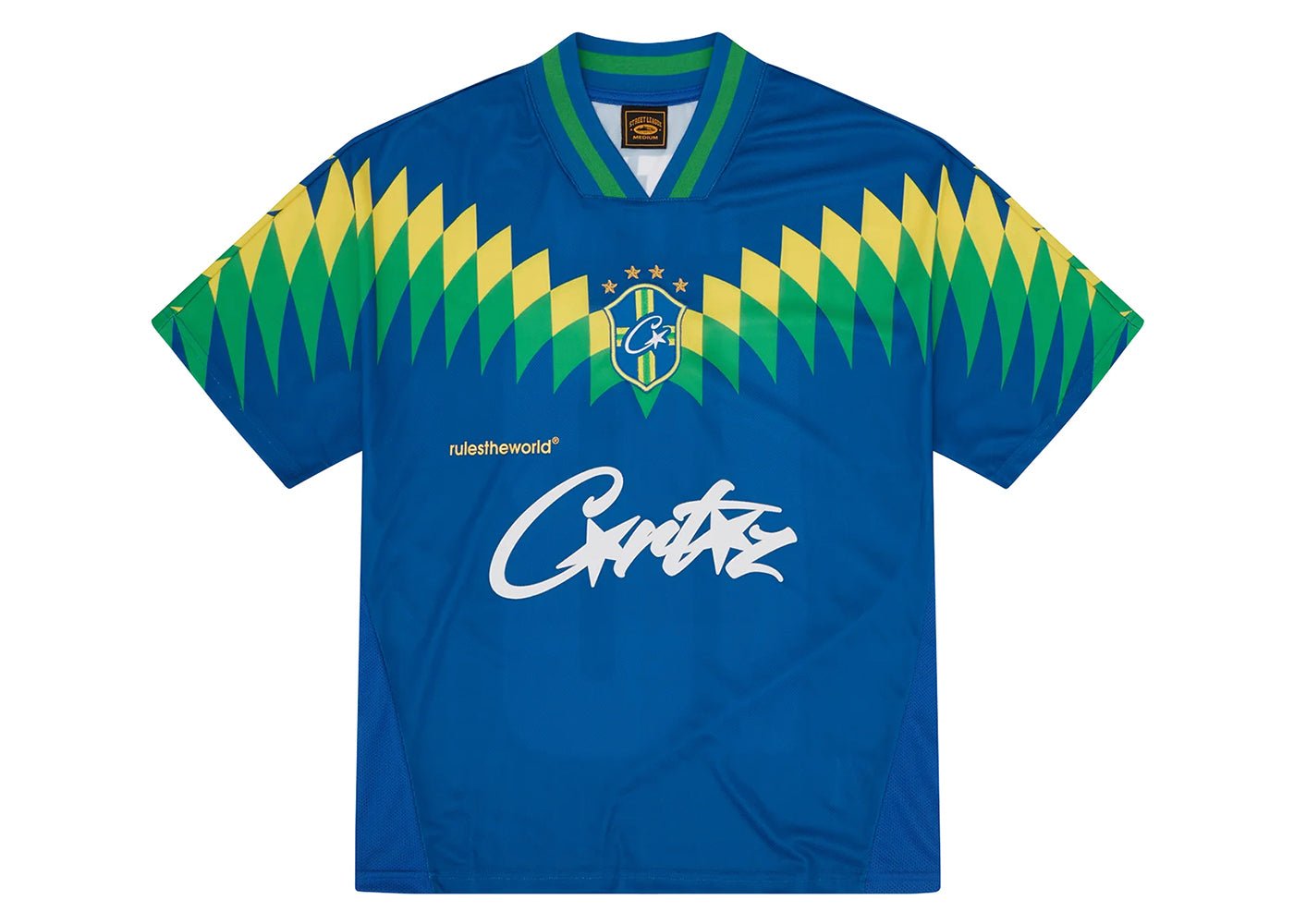 Corteiz Club America Brasil Jersey Blue - Corteiz - OFFseason 衣服 - 