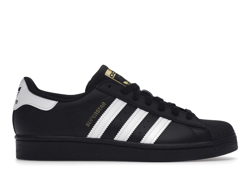 adidas Superstar Core Black Cloud White Gold