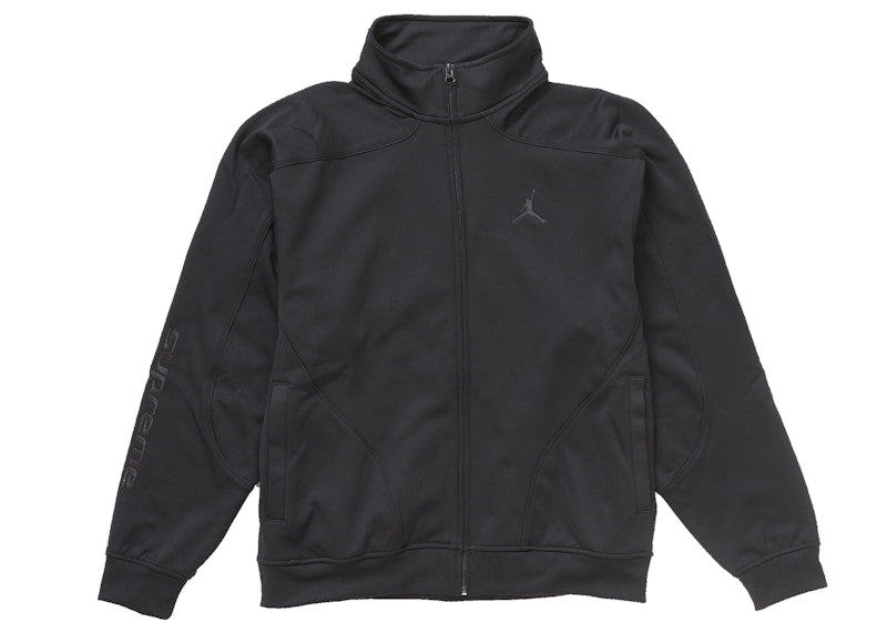 Supreme Jordan Tricot Track Jacket Black