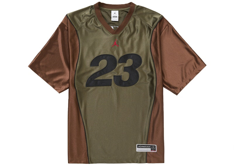 Supreme Jordan Warm Up Jersey Olive