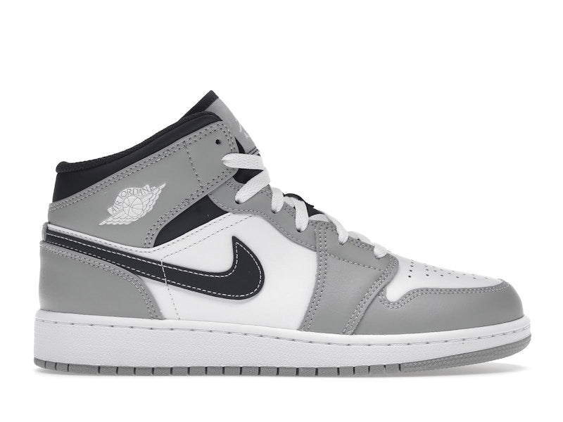 Jordan 1 Mid Light Smoke Grey (GS)