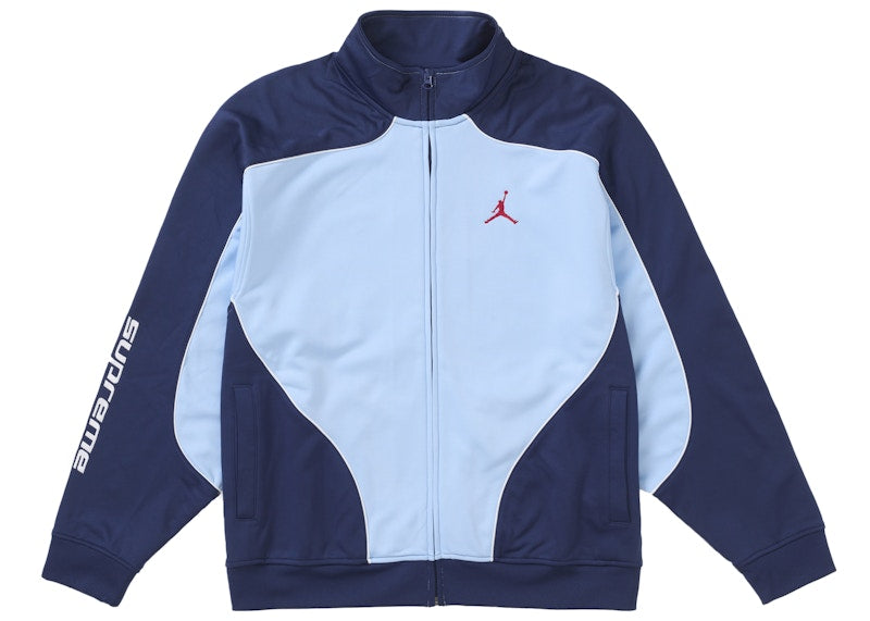 Supreme Jordan Tricot Track Jacket Light Blue