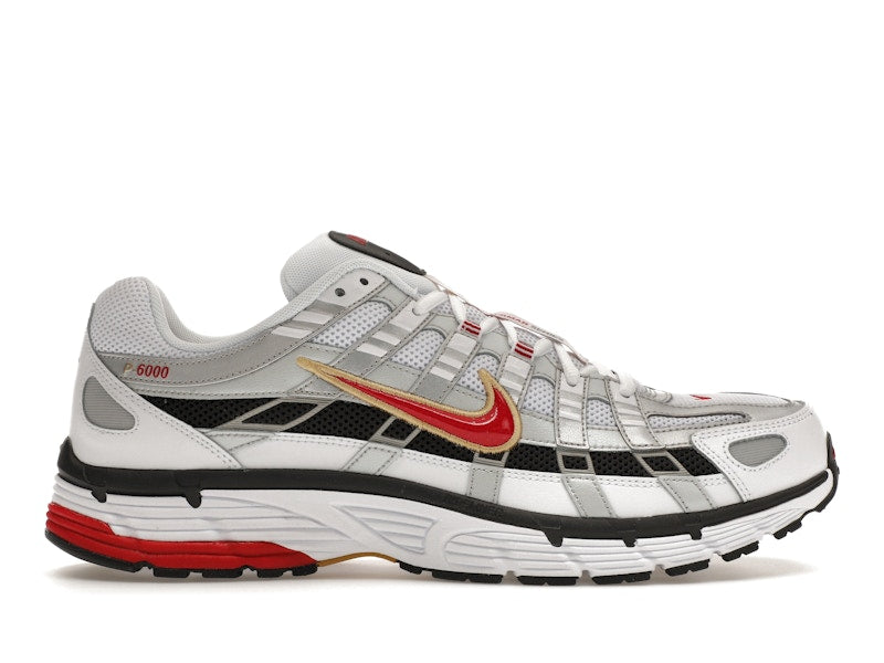 Nike P-6000 Platinum Varsity Red