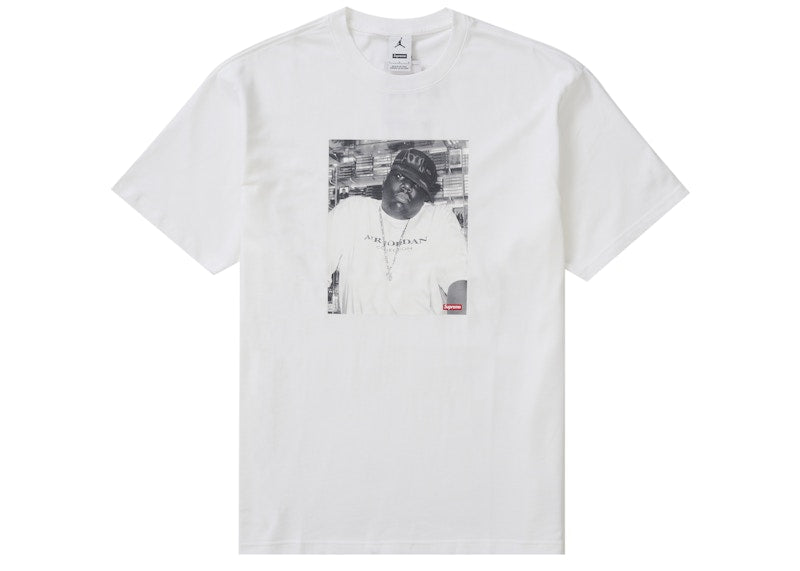 Supreme Jordan Biggie S S Top White