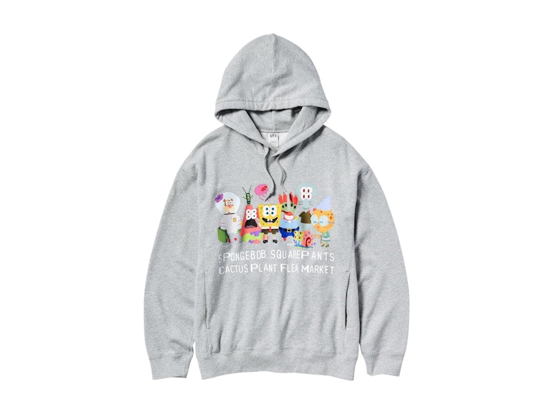 Uniqlo x CPFM Spongebob Squarepants Hoodie Gray