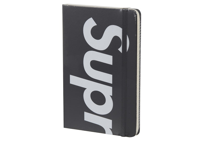 Supreme Moleskin Notebook Large Black