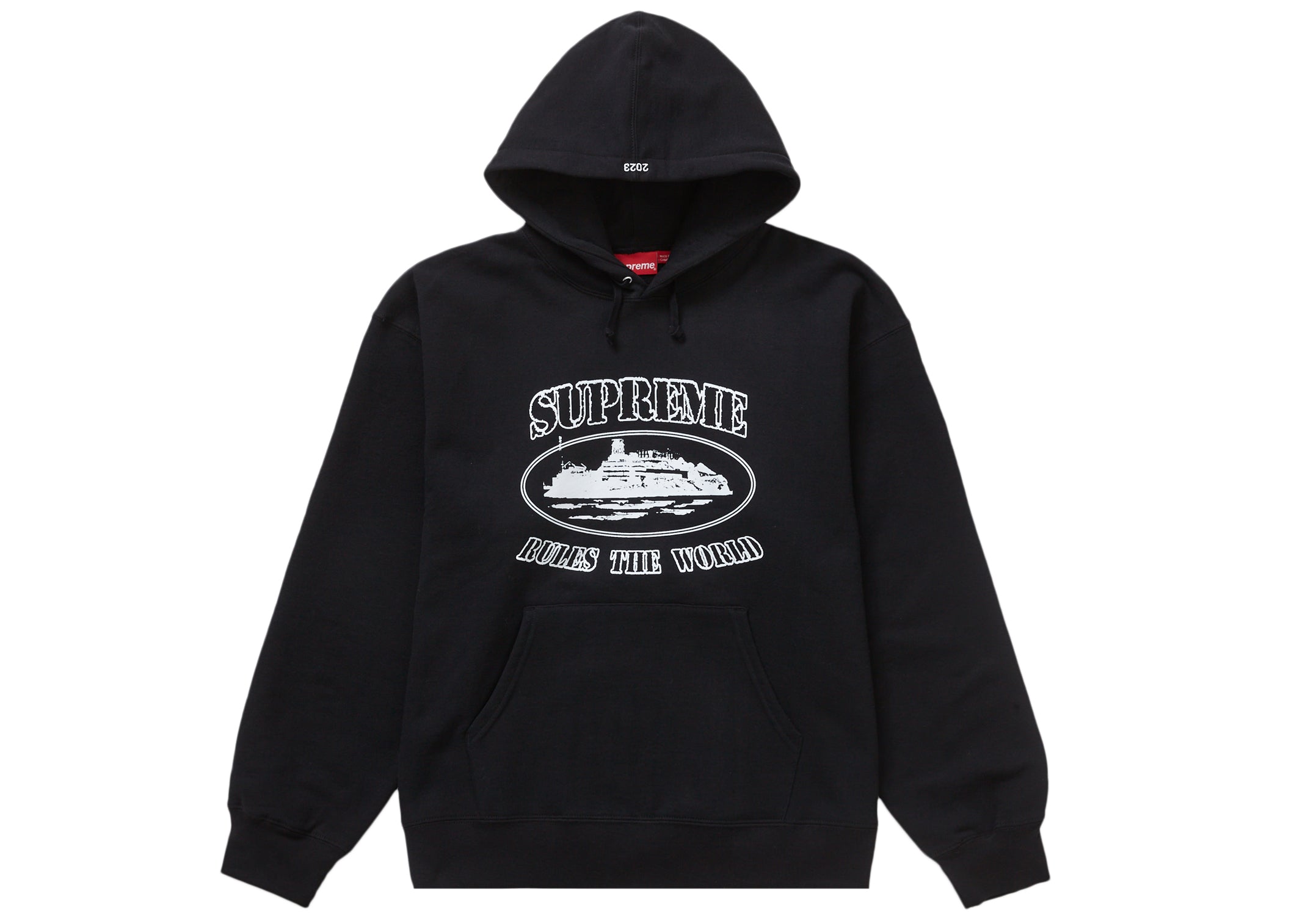 Supreme Corteiz Rules The World Hoodie Black