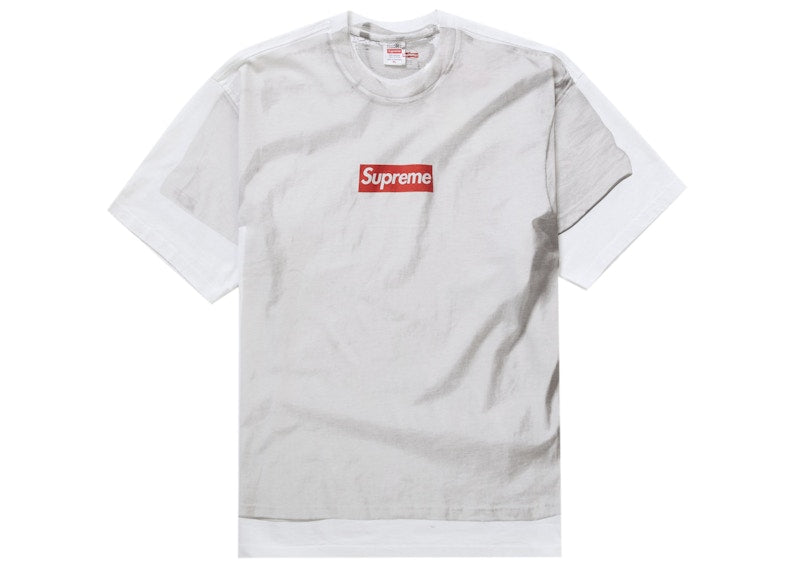 Supreme MM6 Maison Margiela Box Logo Tee White