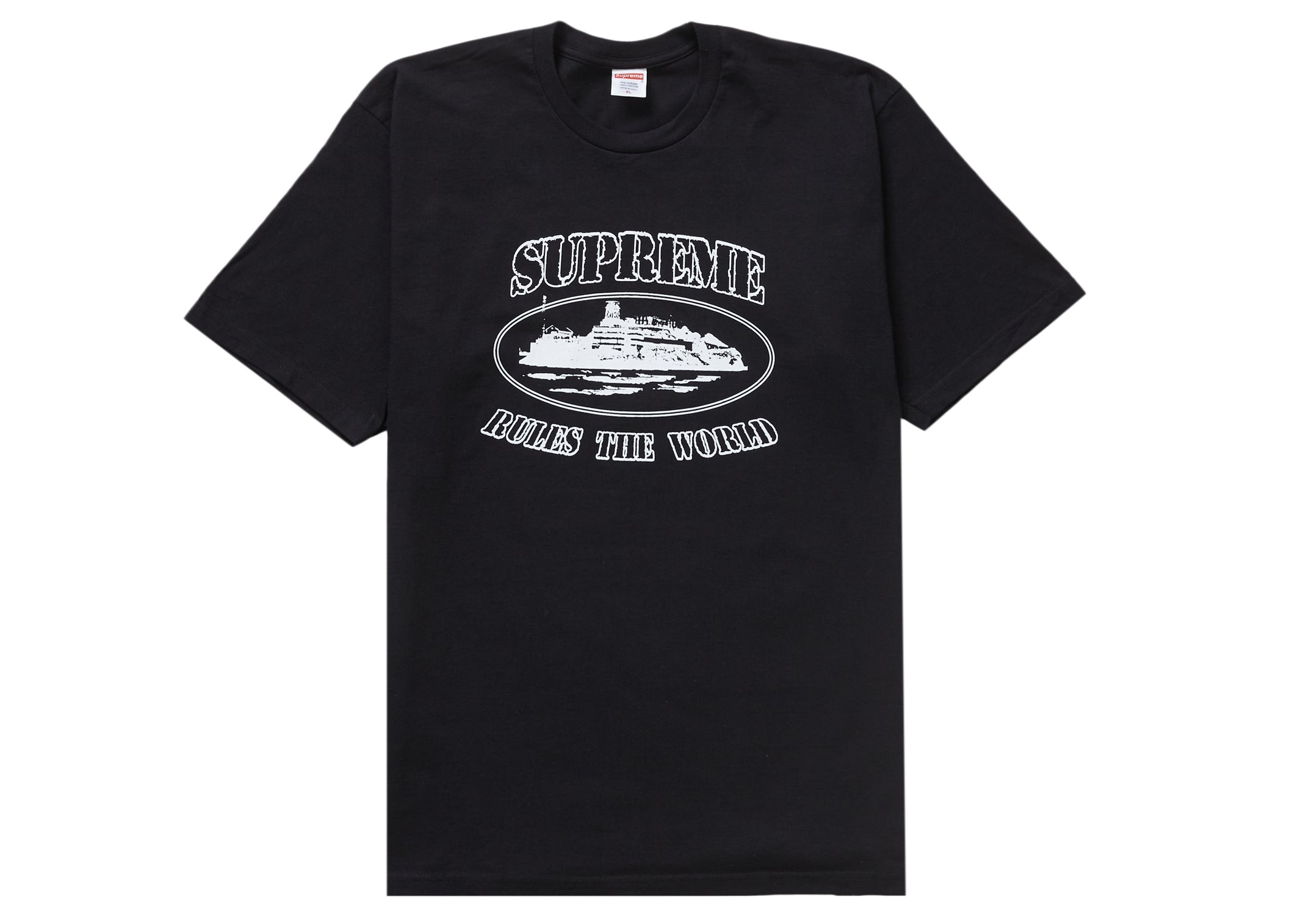 Supreme Corteiz Rules The World Tee Black