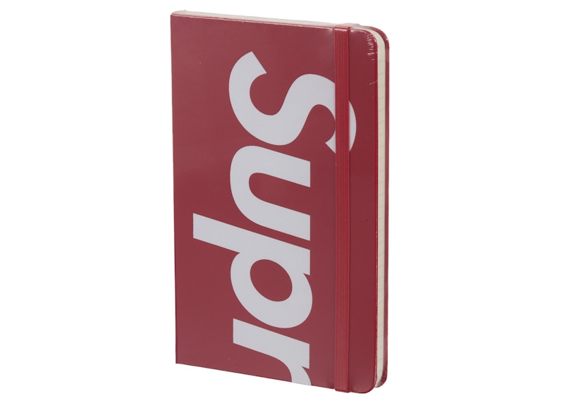 Supreme Moleskin Notebook Large Red