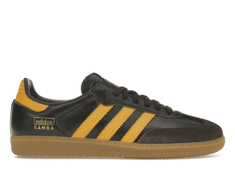 adidas Samba OG Dark Brown Preloved Yellow