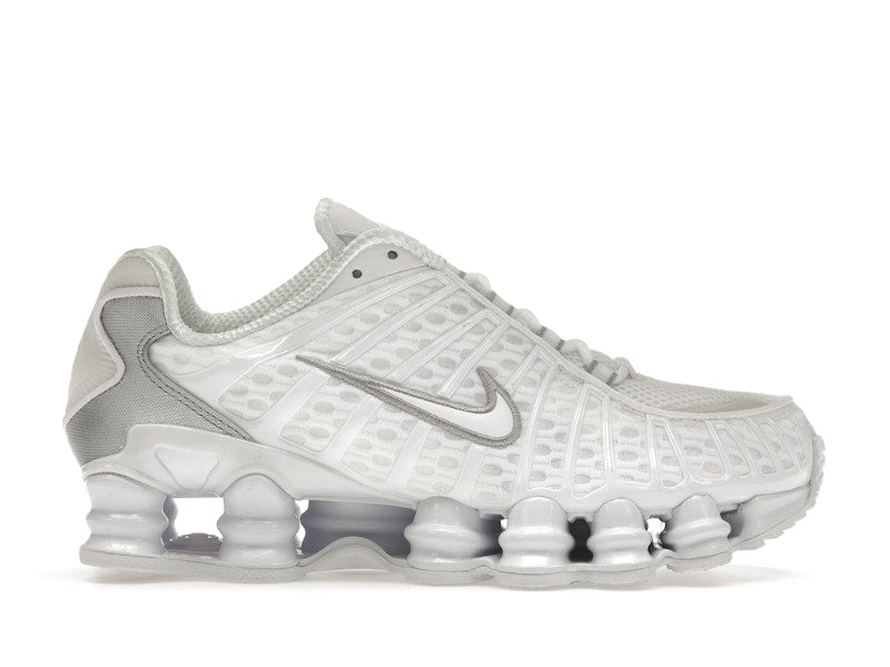 Nike Shox TL White Metallic Silver Max Orange (Women's)