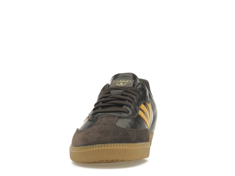 adidas Samba OG Dark Brown Preloved Yellow