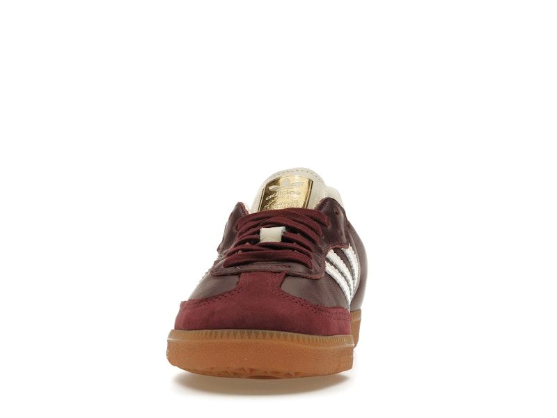 adidas Samba OG Maroon Gold Metallic (Women's)