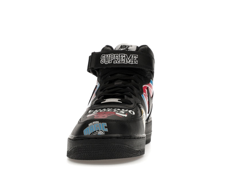 Nike Air Force 1 Mid Supreme NBA Black