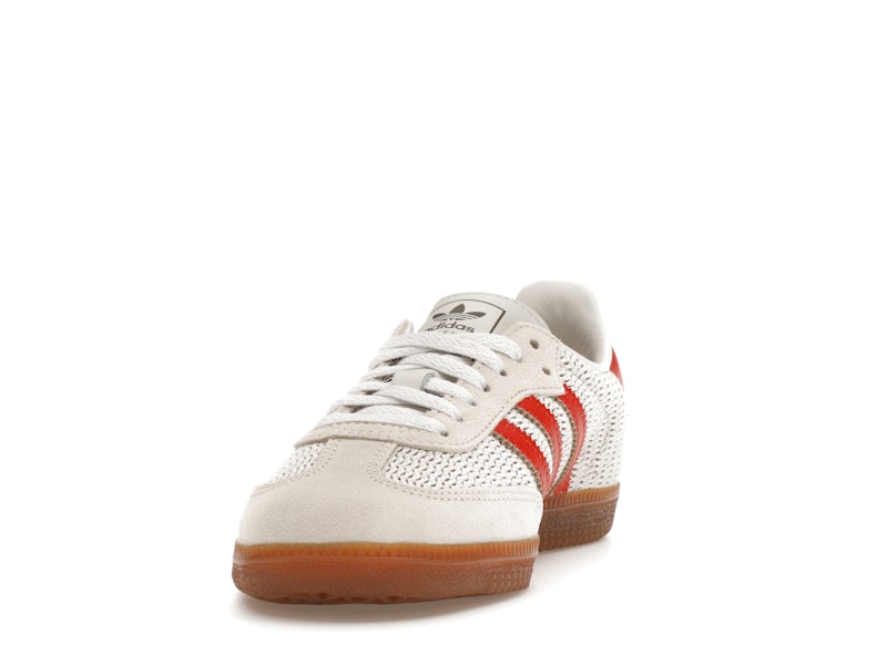 adidas Samba OG Crystal White Preloved Red