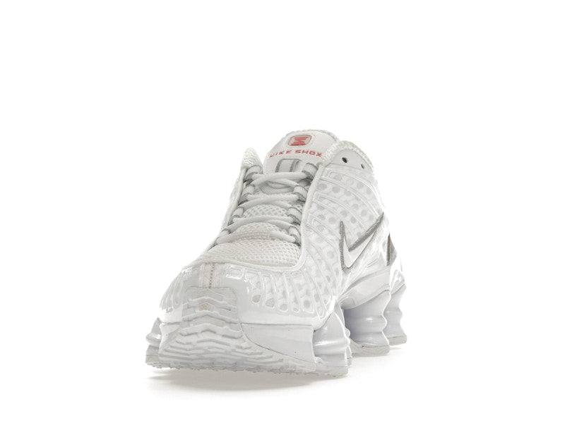 Nike Shox TL White Metallic Silver Max Orange (Women's)