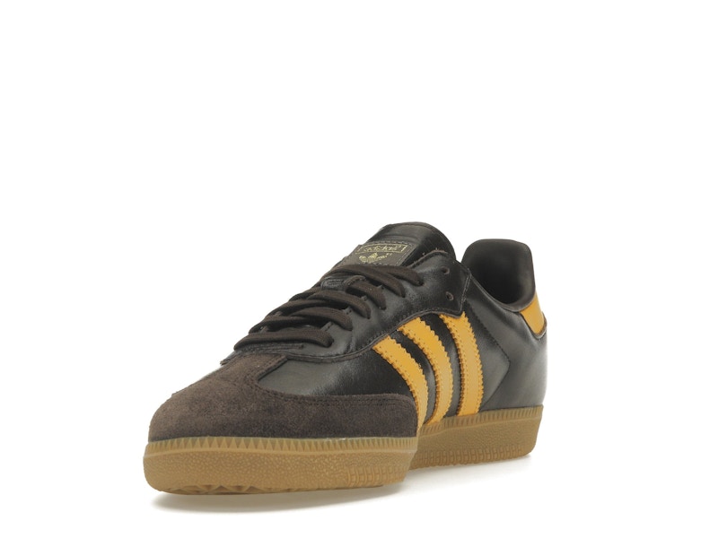 adidas Samba OG Dark Brown Preloved Yellow