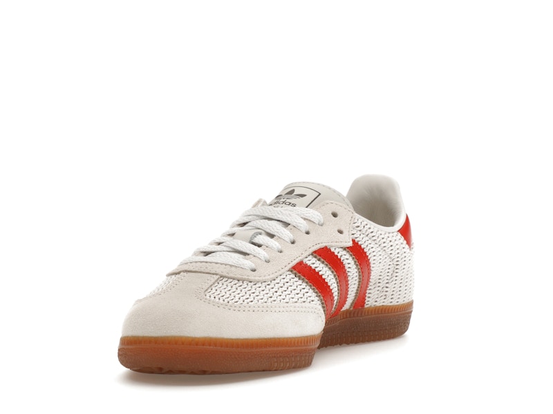 adidas Samba OG Crystal White Preloved Red