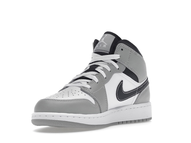 Jordan 1 Mid Light Smoke Grey (GS)