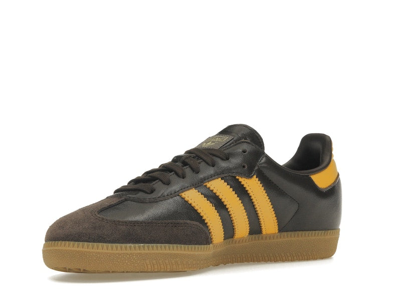 adidas Samba OG Dark Brown Preloved Yellow