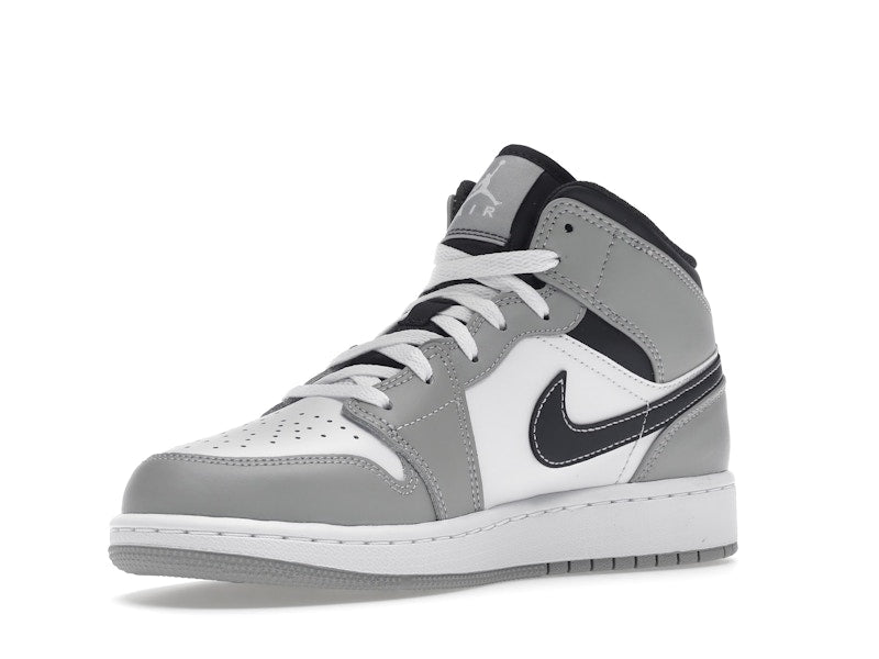 Jordan 1 Mid Light Smoke Grey (GS)