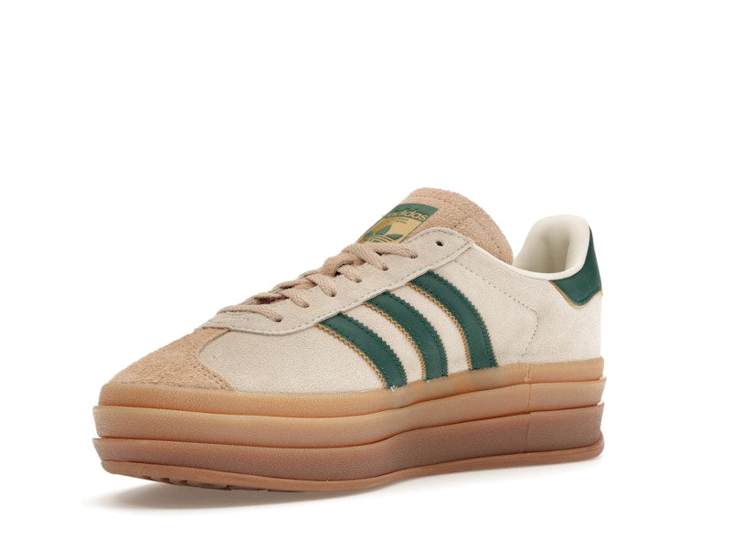 adidas Gazelle Bold Magic Beige Collegiate Green (Women's)