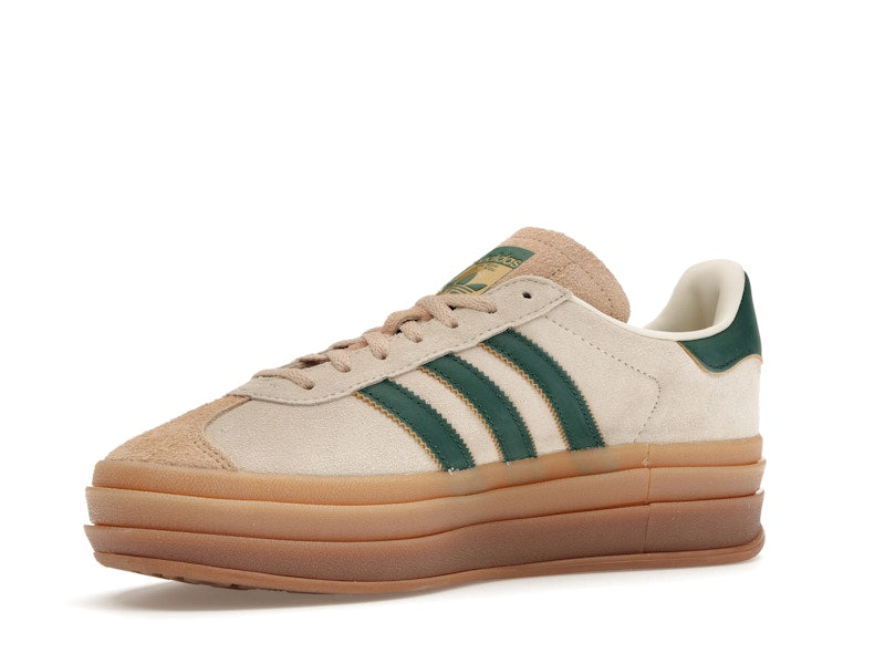 adidas Gazelle Bold Magic Beige Collegiate Green (Women's)