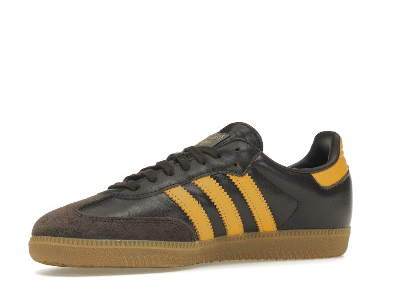 adidas Samba OG Dark Brown Preloved Yellow